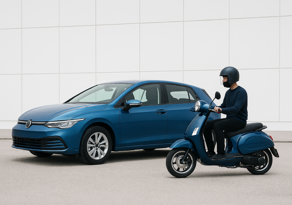 Movilidad compartida con carsharing y motosharing